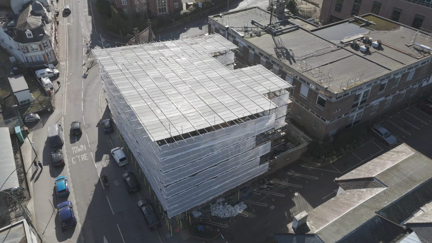 HTK scaffolding project, near Lewes